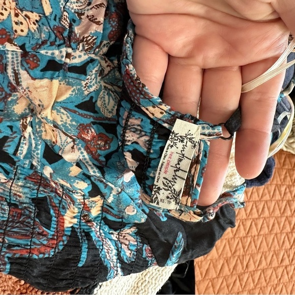 Intimately Free People women’s Black Through The Vines Floral Maxi Dress SzXS - Picture 3 of 4